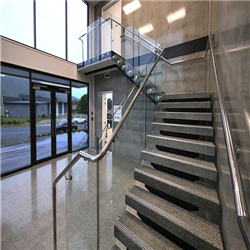 Modern luxurious indoor staircase used steel wood straight staircase PR-T181