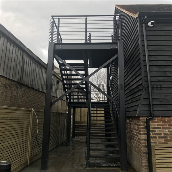 UK carbon steel outdoor stair 
