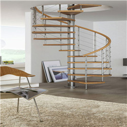 Hot Sell Used Spiral Staircase Handrail Design Wooden For Indoor 