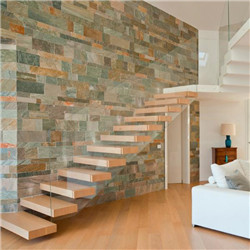 Graceful customized staircase /oak wood stairs with handrail/ build floating staircase with standard kit 