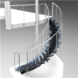 The iron shop steel handrails for stairs curved stair kits for sale