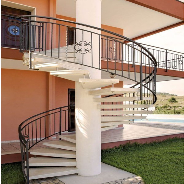 Foshan Factory Outdoor Spiral Staircase Prices Iron Spiral Staircase 