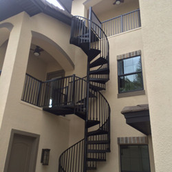 Fashion Design Durable Outdoor Staircase Prices Wrought Iron Spiral Stairs 