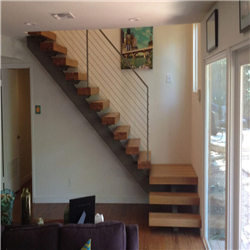 Wood staircase floating staircase popular solid wood staircase PR-T122