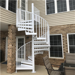 Easy Installed Outdoor Spiral Metal Staircase For Outdoor Stairs Metal Stairs With Low Price