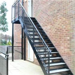 Exterior Galvanized Checker Plate Step Used Metal Staircase Cost 