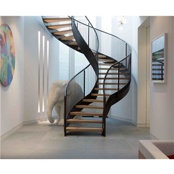Curved Staircase With Fashion Appearance Circular Staircase